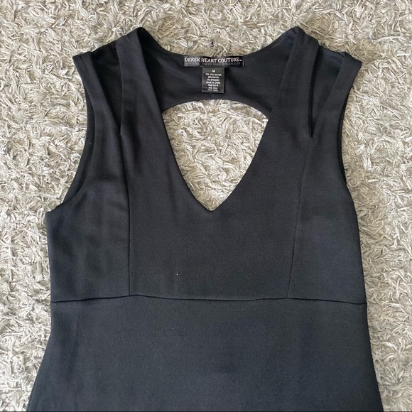 SHORT BLACK DRESS - Picture 2 of 5